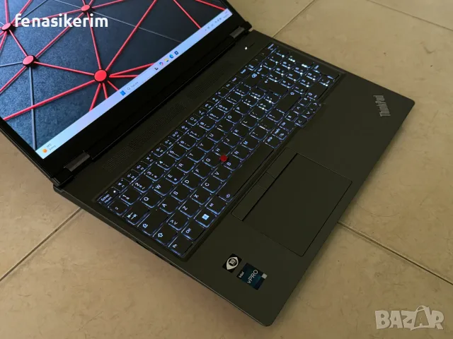 16' 2.5K Core i7-12850HX Lenovo ThinkPad P16 Gen 1 64GB DDR5/1TB NVMe/Nvidia RTX A5500 16GB, снимка 5 - Лаптопи за работа - 56121201