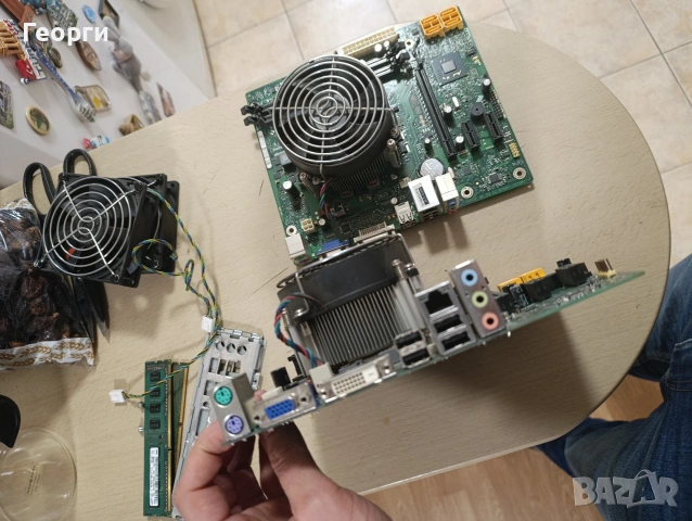 Комплект Дъно + Процесор (LGA1155),свалени от офис машина., снимка 2 - Работни компютри - 53136361