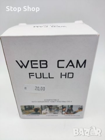 уеб камера 1080P с микрофон, настолен компютър лаптоп USB 3.0 уеб камера за видео разговори, , снимка 2 - Камери - 38297142