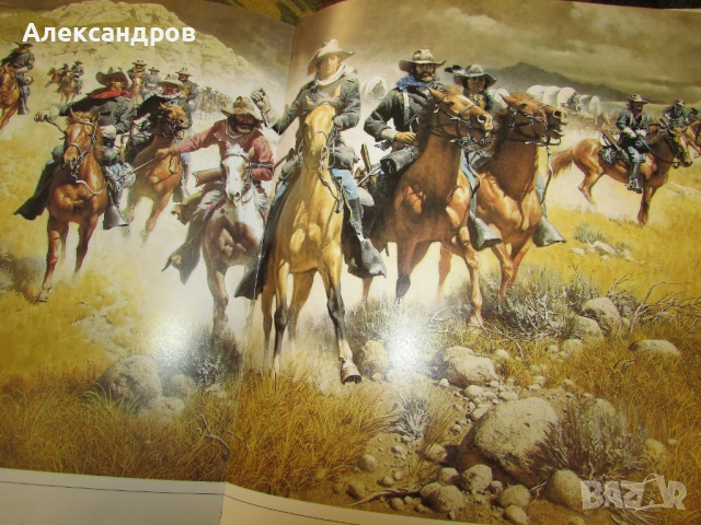 Книга с рисунки на индиански сцени The art of Frank C. McCarthy, снимка 8 - Енциклопедии, справочници - 53999440