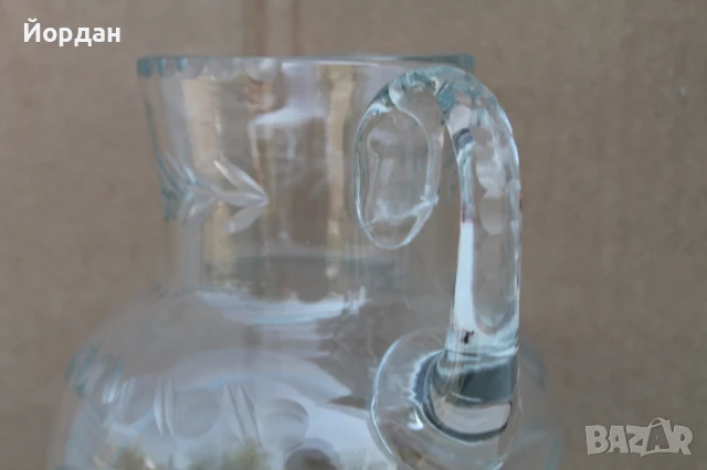 Немска кристална кана, снимка 5 - Колекции - 50606885