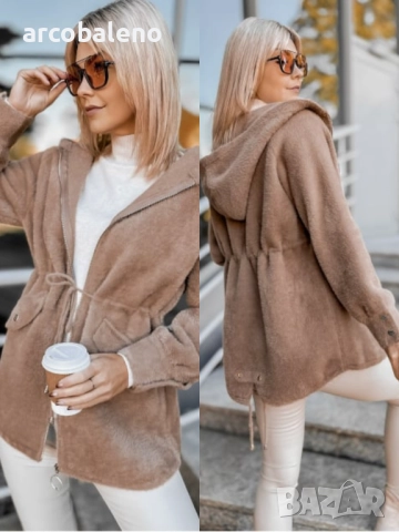 Дамско палто от алпака ORRIS, 5цвята , снимка 18 - Палта, манта - 51860734