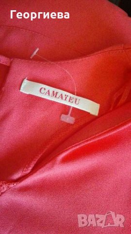 Прелестна рокля цвят корал👗🍀S/M,M👗🍀арт.2029, снимка 6 - Рокли - 29798116