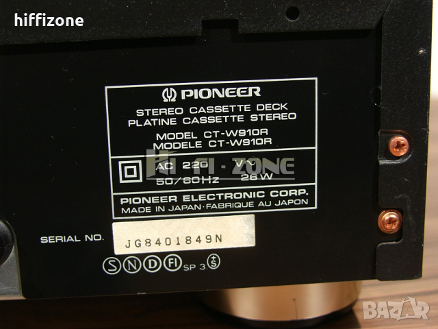ДЕК Pioneer ct-w910r /1, снимка 9 - Декове - 36443869