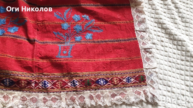 Автентична престилка от Хърцойска носия, снимка 3 - Антикварни и старинни предмети - 52016871