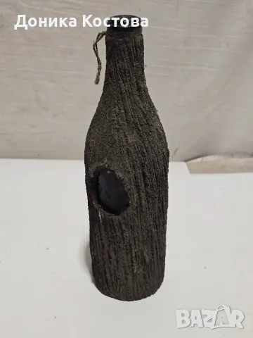 Бутилки с дървена кора, снимка 5 - Антикварни и старинни предмети - 49857493