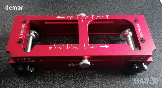 Комплект инструменти за монтаж на панти за врата, подходящ за дължина от 2-1/2” до 5”, снимка 9 - Други инструменти - 50591060