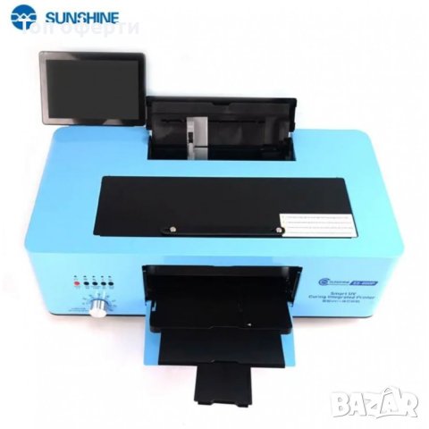 SUNSHINE SS-890P Smart UV многофункционален мастиленоструен принтер, оборудван с 8 инча сензорен ком, снимка 8 - Резервни части за телефони - 44465794