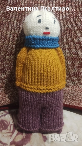 Момче амигуруми, изплетено с чорапски игли , снимка 2 - Колекции - 52583652