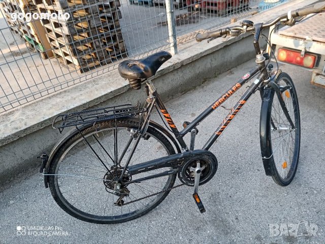 made in GERMANY. МАРКОВО Колело велосипед, ДАМСКИ,унисекс рамка,велосипед колело HERCULES® GreyHound, снимка 7 - Велосипеди - 36615120