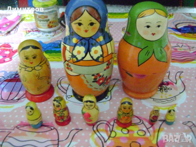 Лот матрьошки от СССР, снимка 3 - Антикварни и старинни предмети - 44198030