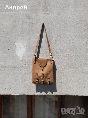 Стара дамска кожена чанта #13