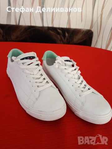 кожени кецове tommy jens, снимка 2 - Кецове - 54318849