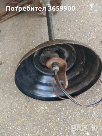 Полилей ,6-ца,от 80-те, с медни орнаменти, снимка 4 - Антикварни и старинни предмети - 42485052