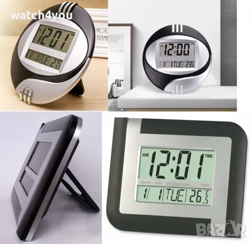 НОВ ДИГИТАЛЕН СТЕНЕН ЧАСОВНИК С ТЕМПЕРАТУРА. ЕЛЕКТРОННИ СТЕННИ ЧАСОВНИЦИ ЕЛЕКТРОННИ ЗА СТЕНА И БЮРО, снимка 7 - Друга електроника - 44319703