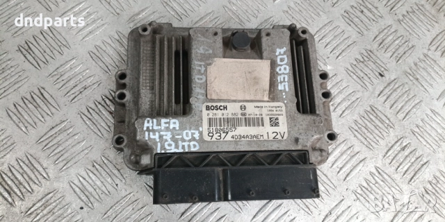 Компютър Alfa Romeo 147 1.9JTD 2007г. 0281012882 51806557	