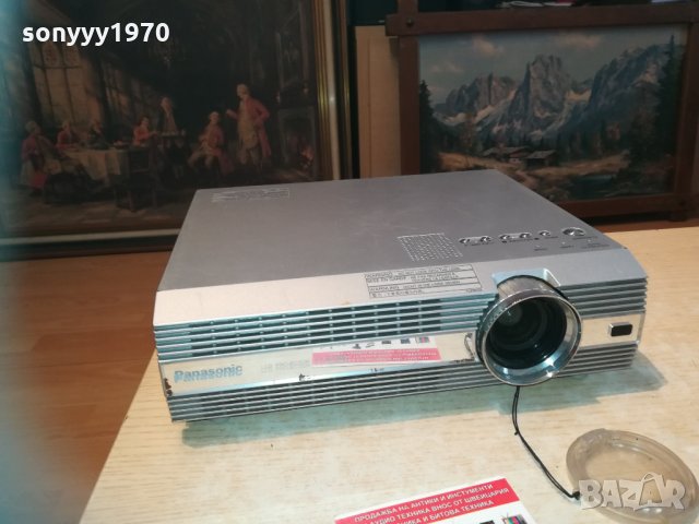 panasonic pt-ae100e lcd projector-внос swiss 1003211535, снимка 1 - Плейъри, домашно кино, прожектори - 32109392