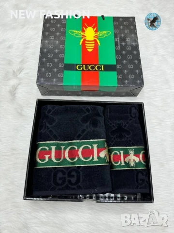 Памучни Хавлии -2бр с Кутия ✨ Gucci , снимка 8 - Хавлиени кърпи - 51169388