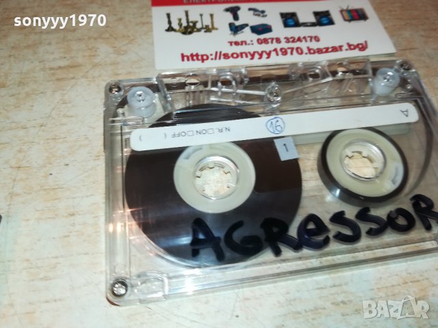 AGRESSOR-АУДИОКАСЕТА 1910211958, снимка 3 - Аудио касети - 34519123
