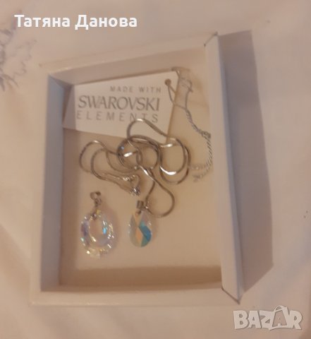 Колие  Сваровски и Swan pearls, снимка 5 - Бижутерийни комплекти - 31040562