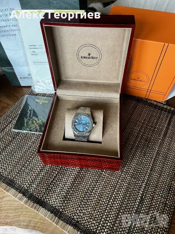 Audemars Piguet Royal Oak Blue Dial 41 mm, снимка 1 - Мъжки - 47812512