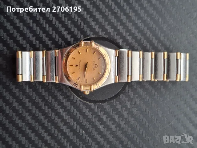 Комплект мъжки и дамски Omega Constellation Manhattan (Quartz / Стомана и Злато), снимка 16 - Мъжки - 56068524
