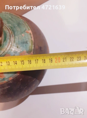 Кундир стомна керамика Стара , снимка 3 - Антикварни и старинни предмети - 53261592