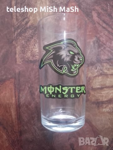 ***ТОП*** Стъклена безцветна чаша с различни лога на Монстър Енерджи Monster Energy , снимка 11 - Други стоки за дома - 38249230