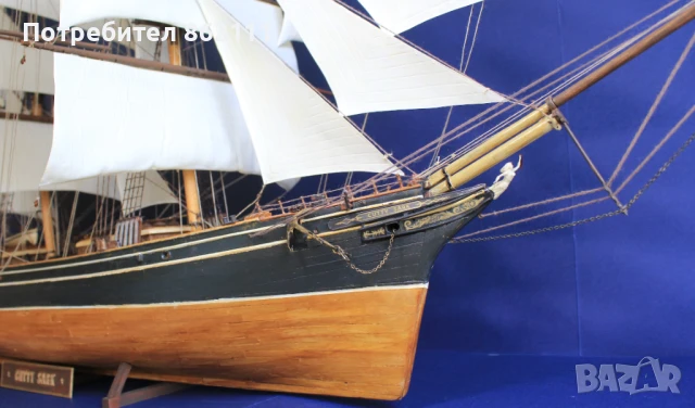 Макет на ветроходен кораб – клиперът Cutty Sark, снимка 9 - Колекции - 50425660