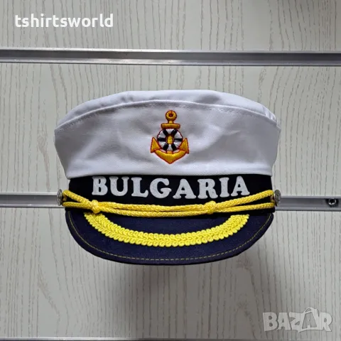 Нова детска капитанска шапка BULGARIA с Котва