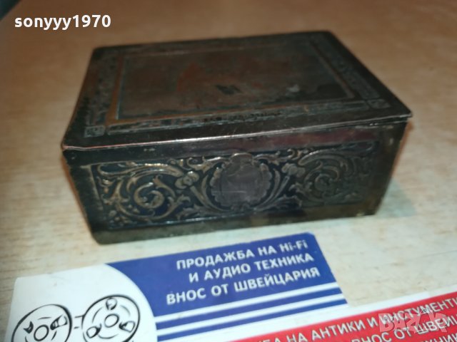 красива метална кутия-внос франция 10х7х4см, снимка 9 - Колекции - 30203938