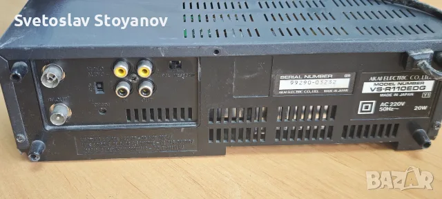 Видеокасетофон Akai VR-R110, снимка 3 - Плейъри, домашно кино, прожектори - 56123678