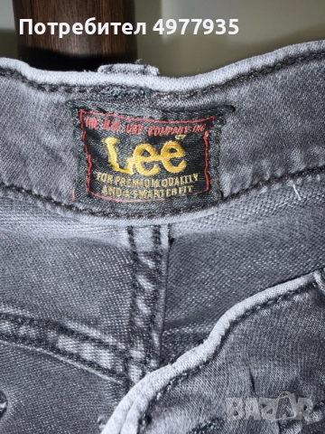 Къси дънки на Lee, снимка 3 - Дънки - 56483788