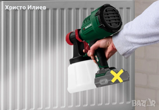 Акумулаторен пистолет за боядисване Parkside, снимка 4 - Други инструменти - 54025091