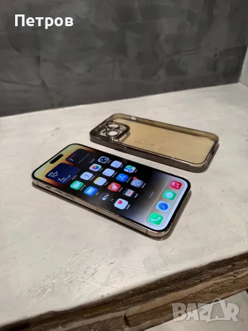 КАТО НОВ Iphone 14 Pro Max 256 GB Gold, снимка 7 - Apple iPhone - 56380654