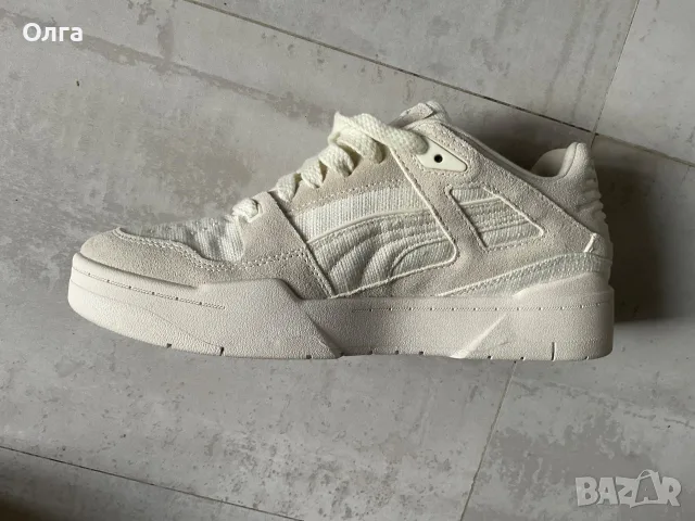 Маратонки/ кецове Puma Slipstream, велур, Слонова кост, 41 номер, 26.5 см, снимка 4 - Маратонки - 55831811