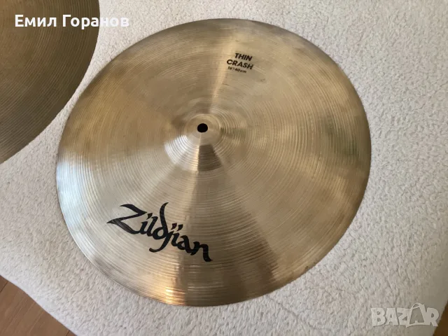 Zildjian 16” crash ,20” ride , снимка 6 - Ударни инструменти - 55727100