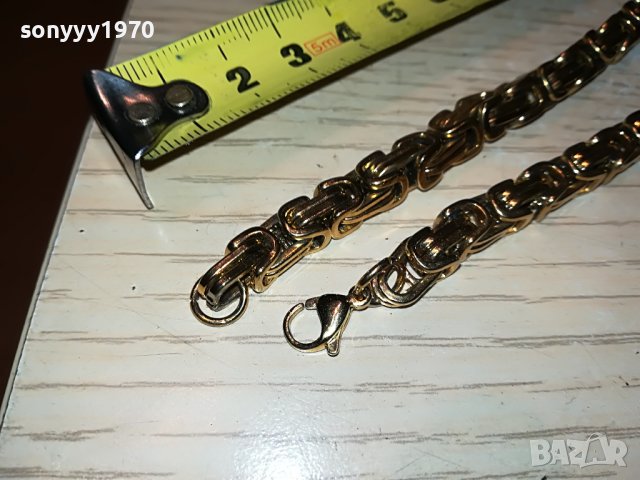 ЗЛАТЕН ЛАНЕЦ ЗА ВРАТА-КАТО ЗЛАТЕН!!! ЦВЯТ ЗЛАТО2809221843, снимка 17 - Колекции - 38150372