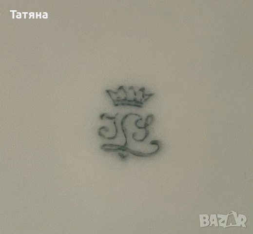 Сет  6+1 от порцеларови чинии «Трите грации», митологични мотиви, снимка 4 - Антикварни и старинни предмети - 53134658