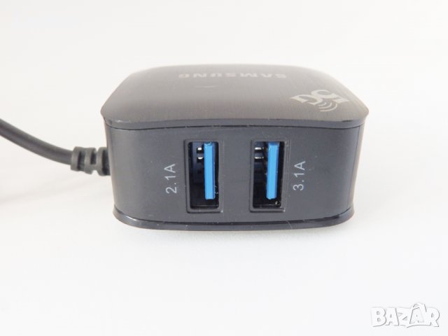 Бързо зарядно  с 2 USB порта и  micro USB кабел, 3.1 А, снимка 1 - Оригинални зарядни - 30120990