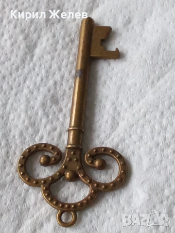 Стар рядък ключ за врата 51793, снимка 2 - Антикварни и старинни предмети - 53217483