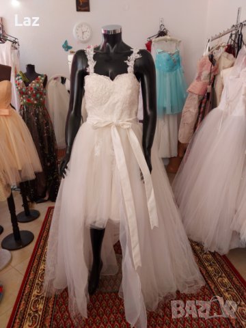 сватбена рокля 2 в 1 къса и дълга в Сватбени рокли в гр. Благоевград -  ID37713292 — Bazar.bg