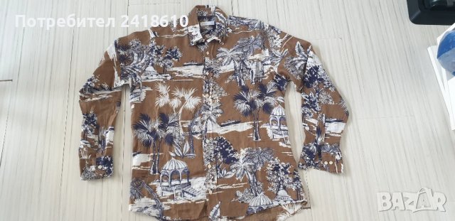ETRO Milano Len  Made in Italy Mens Size L  ОРИГИНАЛ! Мъжка Ленена Риза., снимка 10 - Ризи - 50497711