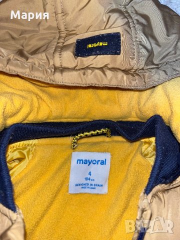 Зимно яке Mayoral 4 годинки, снимка 4 - Детски якета и елеци - 34956501