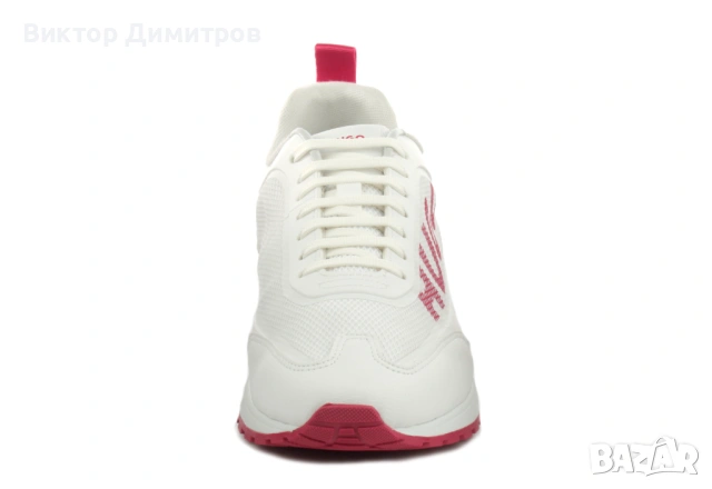 Сникърси HUGO BOSS Icelin №43,цвят бяло, червено и сиво, дължина на стелката 29 см, снимка 8 - Маратонки - 53951395