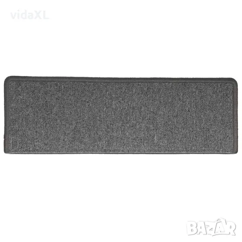 vidaXL Изтривалки за стълби, 30 бр., 65x21x4 см, тъмносиви, с правоъгълен кант, снимка 3 - Изтривалки - 56147160