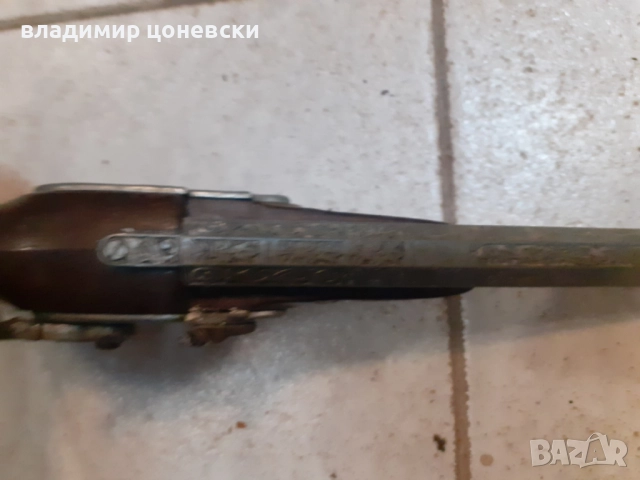Красив кремъчен пистолет,пищов,оръжие, снимка 3 - Колекции - 52321471