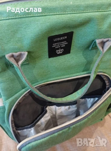 Бебешка раница за аксесоари 2в1 и повивалник. , снимка 4 - Раници - 52492021