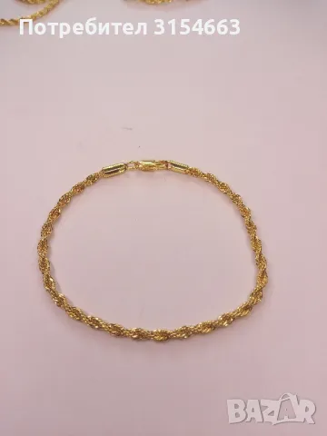 Верижка с гривна , снимка 5 - Бижутерийни комплекти - 50184893