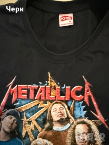 Тениска на Металика , снимка 2 - Тениски - 52016305